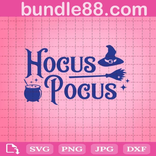 Hocus Pocus Svg, Witch Hat Svg