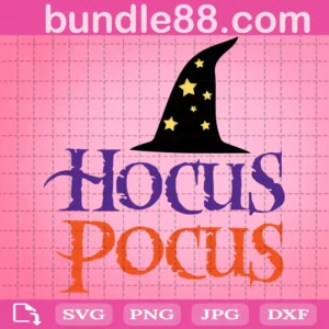 Hocus Pocus Witch Hat Svg
