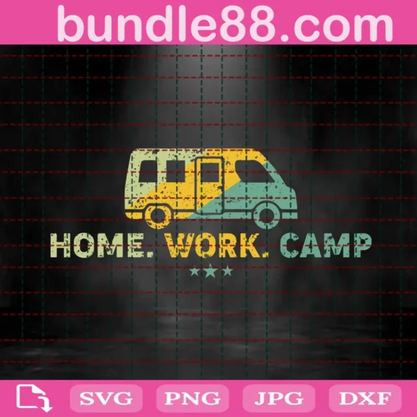 Home Work Camp Svg