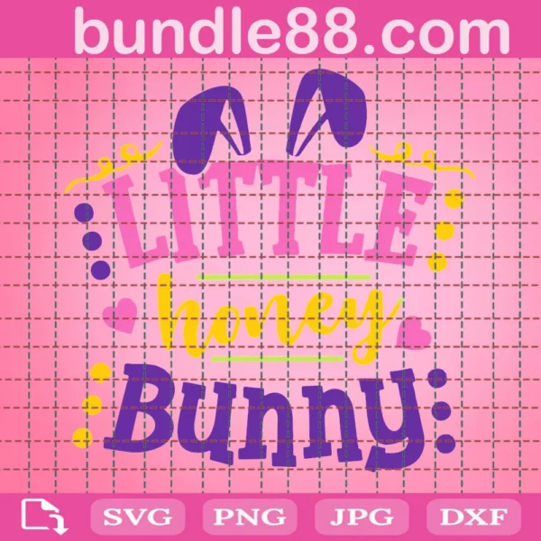 Honey Bunny Svg, Baby Easter Svg