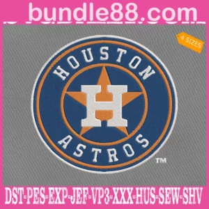 Houston Astros Logo Embroidery Machine