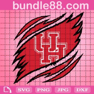 Houston Cougars Claws Svg