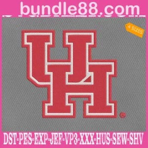 Houston Cougars Embroidery Machine