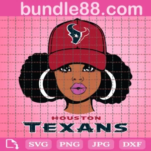 Houston Texans Cheerleader Football Svg Files
