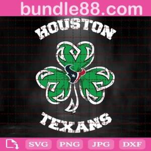 Houston Texans Lucky Clover Svg