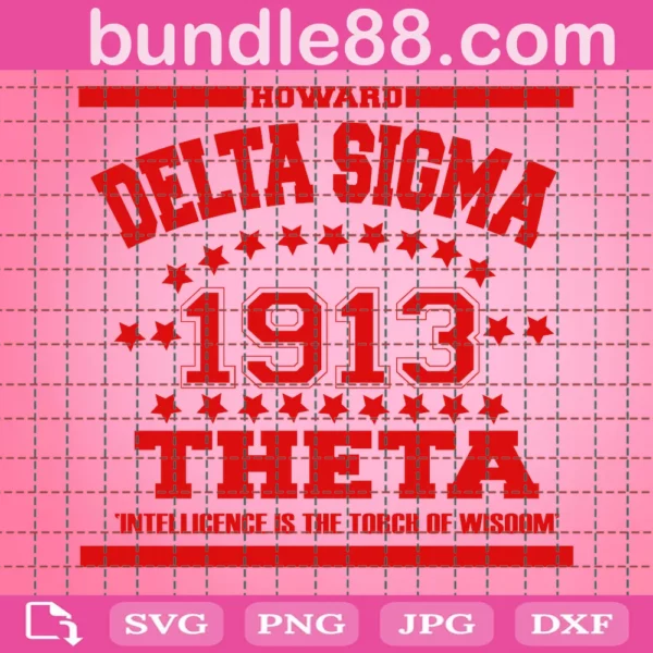Howard Delta Sigma Theta 1913 Svg