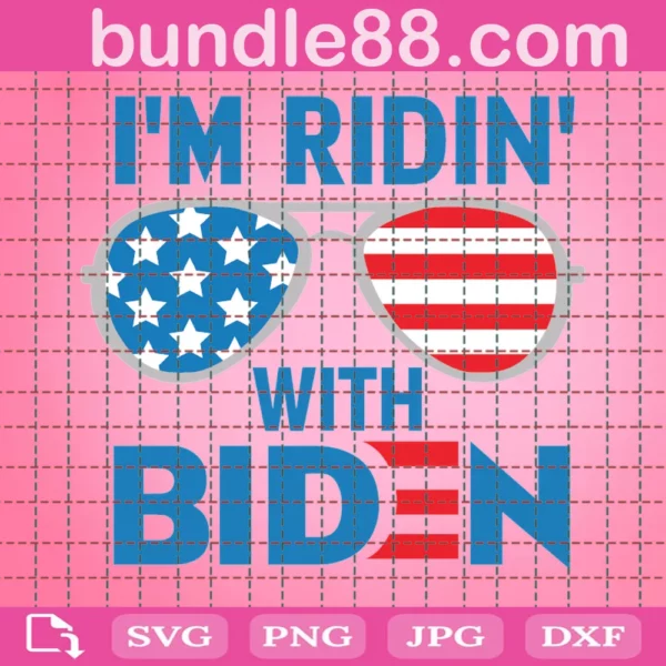 I Am Riding With Biden Svg