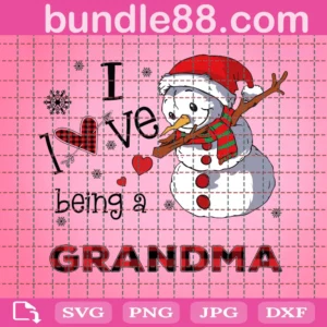 I Love Being A Grandma Svg