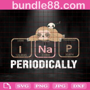 I Nap Periodically Svg