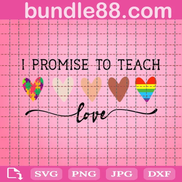 I Promise To Teach Svg