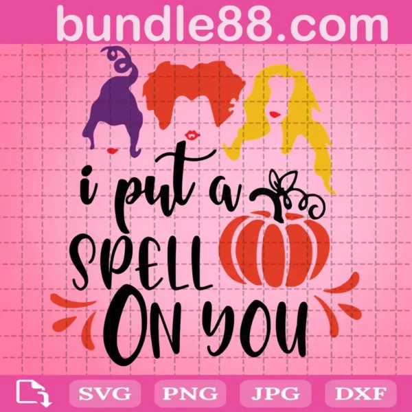 I Put A Spell On You Svg