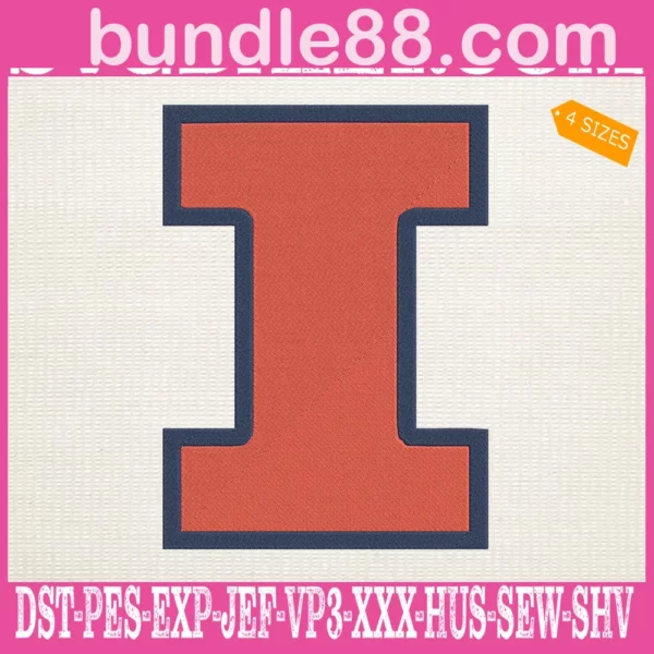 Illinois Fighting Illini Embroidery Machine