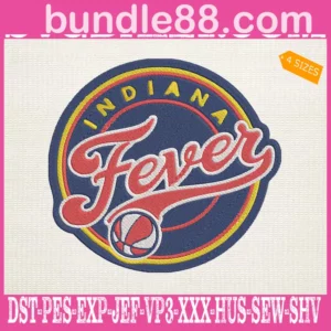 Indiana Fever Embroidery Files
