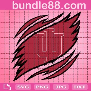 Indiana Hoosiers Claws Svg