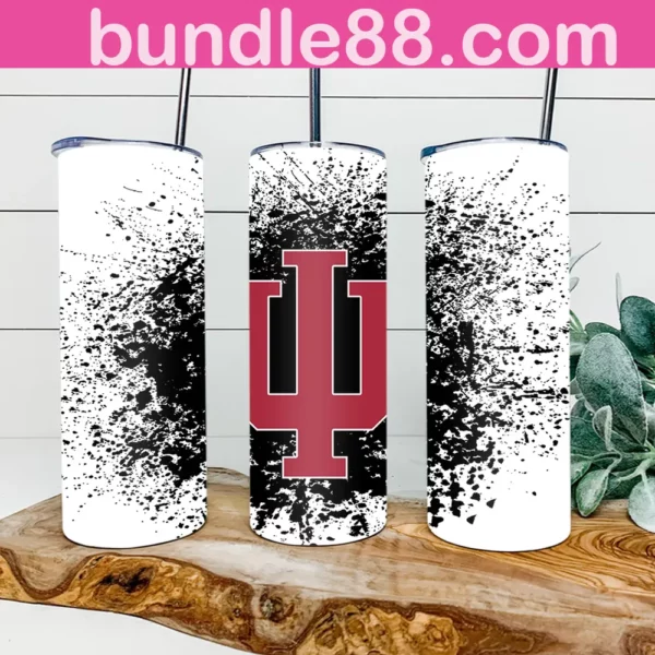 Indiana Hoosiers Football 20oz Skinny Tumbler