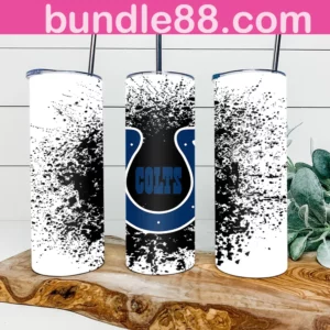 Indianapolis Colts Football 20oz Skinny Tumbler