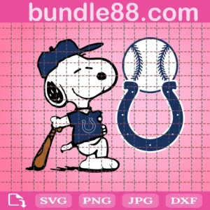 Indianapolis Colts Snoopy Svg