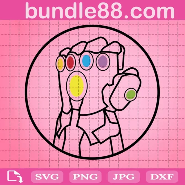 Infinity Gauntlet Svg