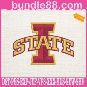 Iowa State Cyclones Embroidery Machine