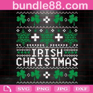 Irish Christmas Svg