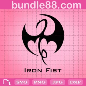 Iron Fist Logo Svg