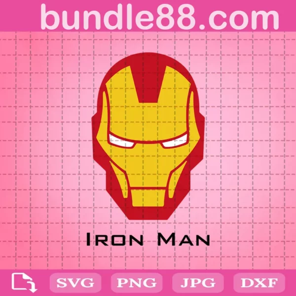 Iron Man Face Svg