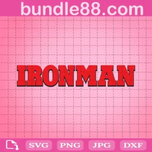 Ironman Text Svg