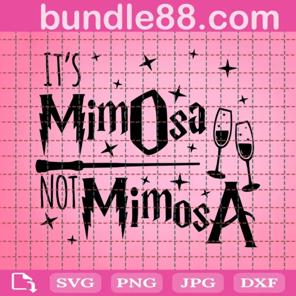 Its Mimosa Not Mimosa Svg
