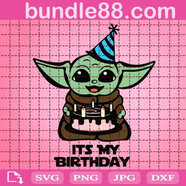 It’S My Birthday Baby Yoda Svg