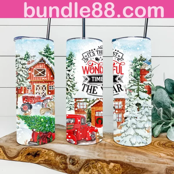 It's The Most Wonderful Time Of The Year 20oz Tumbler Skinny