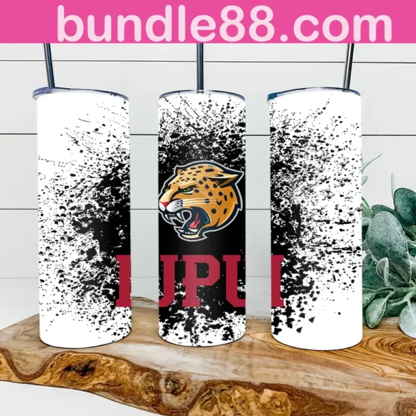 IUPUI Jaguars 20oz Skinny Tumbler