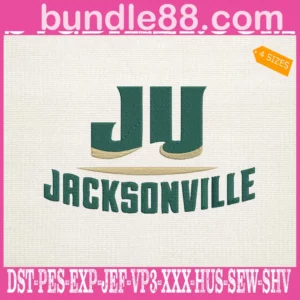 Jacksonville Dolphins Embroidery Machine