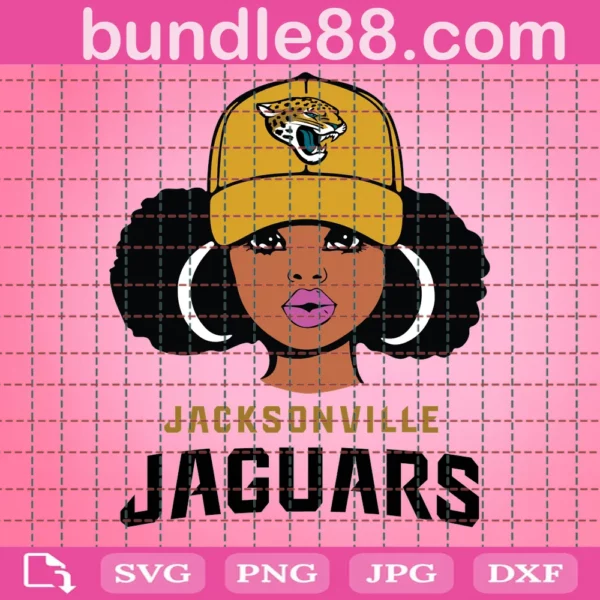 Jacksonville Jaguars Cheerleader Football Svg Files