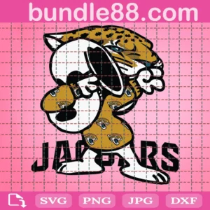 Jacksonville Jaguars Snoopy Svg
