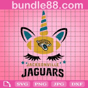Jacksonville Jaguars Unicorn Football Svg Files