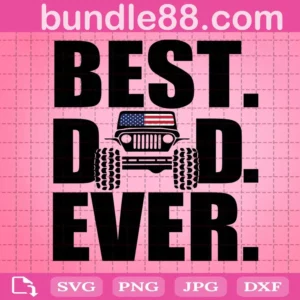 Jeep - Best Dad Ever Svg