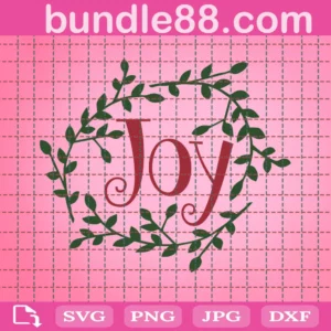 Joy Svg, Christmas Svg