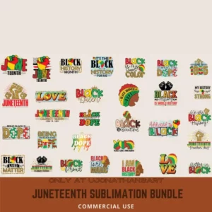 Juneteenth Bundle 30 designs - Black Queen PNG