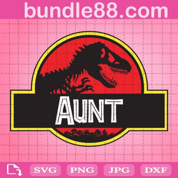 Jurassic Park Aunt Logo Svg