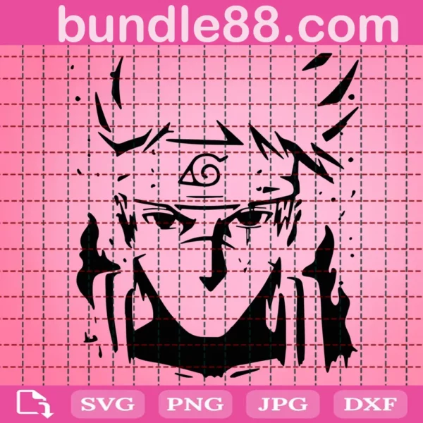 Kakashi Hatake Face Svg