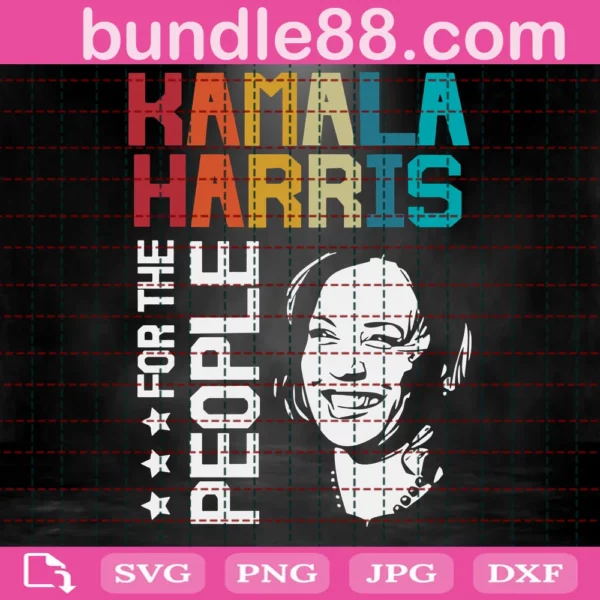 Kamala Harris For The People Svg