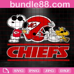 Kansas City Chiefs Snoopy Svg