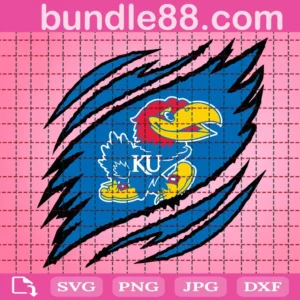 Kansas Jayhawks Claws Svg