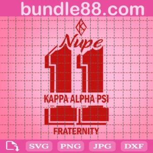 Kappa Alpha Psi Nupe 1911 Fraternity Svg