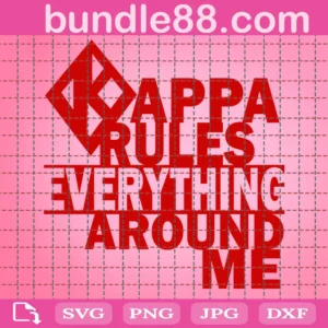 Kappa Alpha Psi Rules Everything Around Me Svg