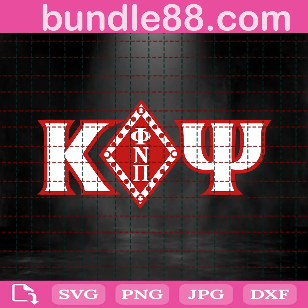 Kappa Alpha Psi Sorority Svg SVG PNG DXF EPS Cricut Files March 2024