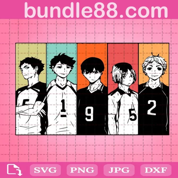 Karasuno Friends Svg