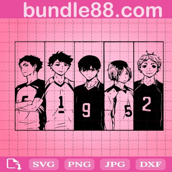 Karasuno Friends Svg