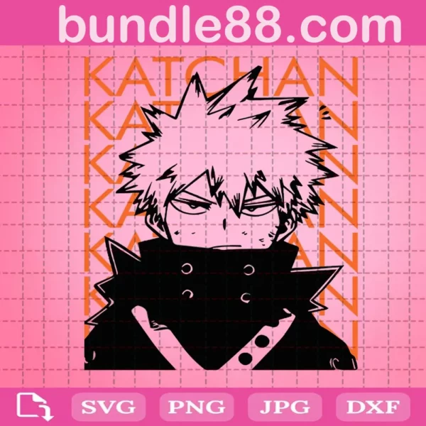 Katchan Svg, Bakugou Katsuki Svg