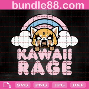 Kawaii Rage Svg, File For Cricut